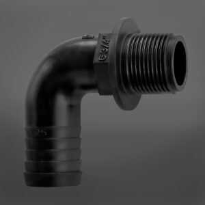 Codo Rosca 3/4 Pulgada a Espiga de 1 Pulgada