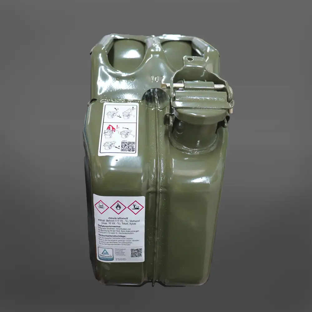 Bidón Metálico 10 Litros para Combustible – Alta Calidad y Seguridad 2 Bidón Metálico 10 Litros para Combustible – Alta Calidad y Seguridad - Imagen 2