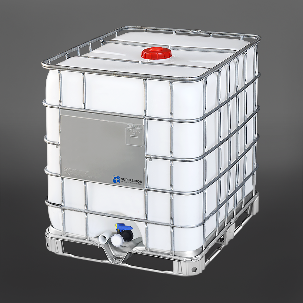 Estanque IBC 1000 L Mixto válvula Camlock 1 Estanque IBC 1000 L Mixto válvula Camlock