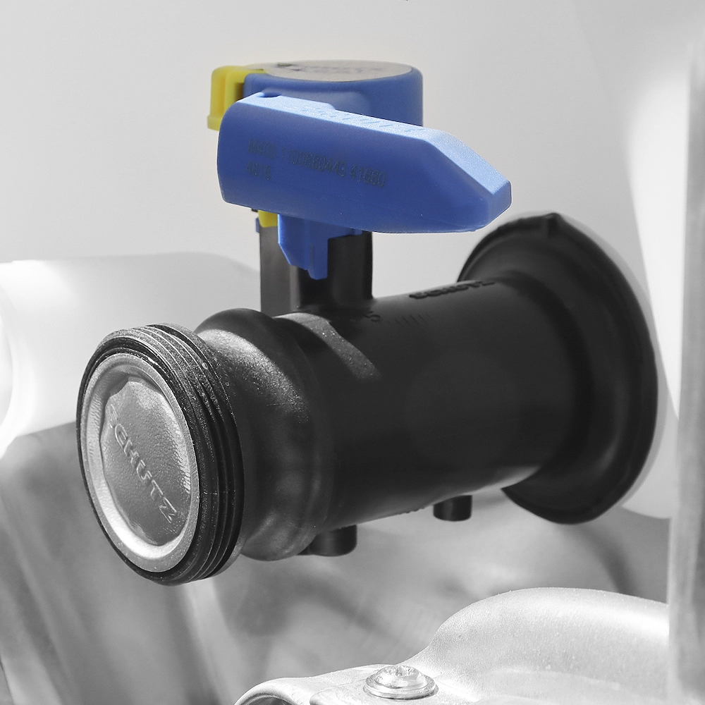 Sistema Camlock para conexión rápida en estanque IBC