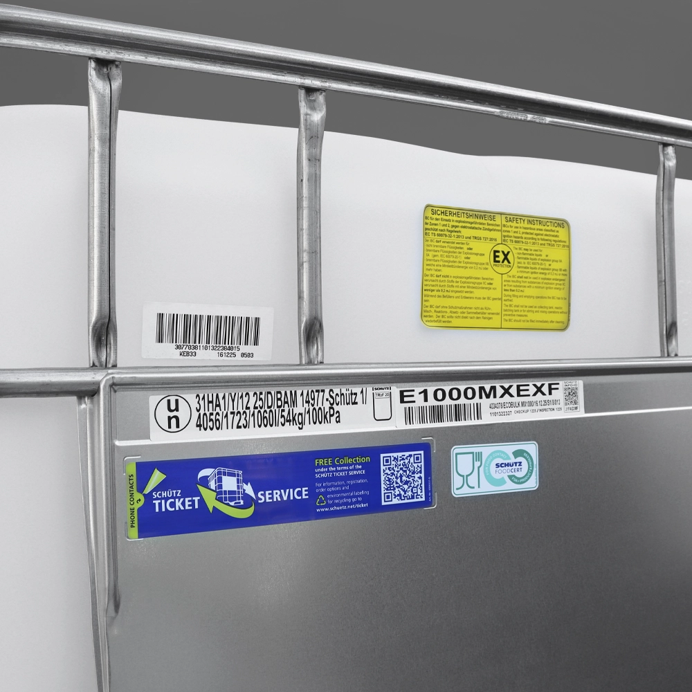 IBC Antiestático FoodCert 1000 lts 4 IBC Antiestático FoodCert 1000 lts - Imagen 4