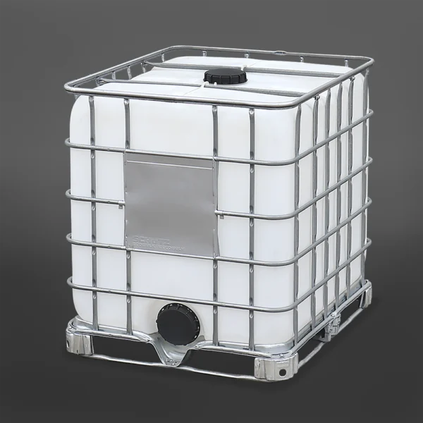 IBC 1000L usado con salida de 6 pulgadas