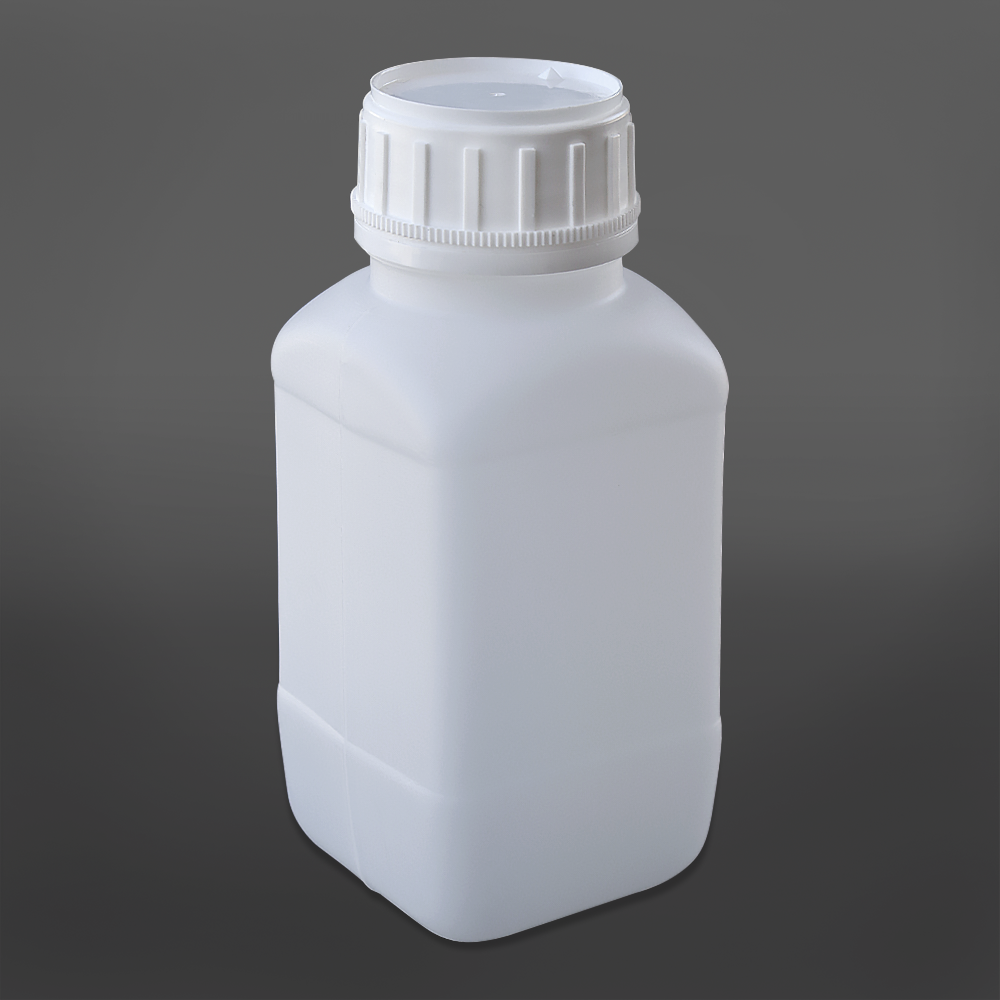 Frasco de 500 cc HDPE color natural con tapa 1 Frasco de 500 cc HDPE