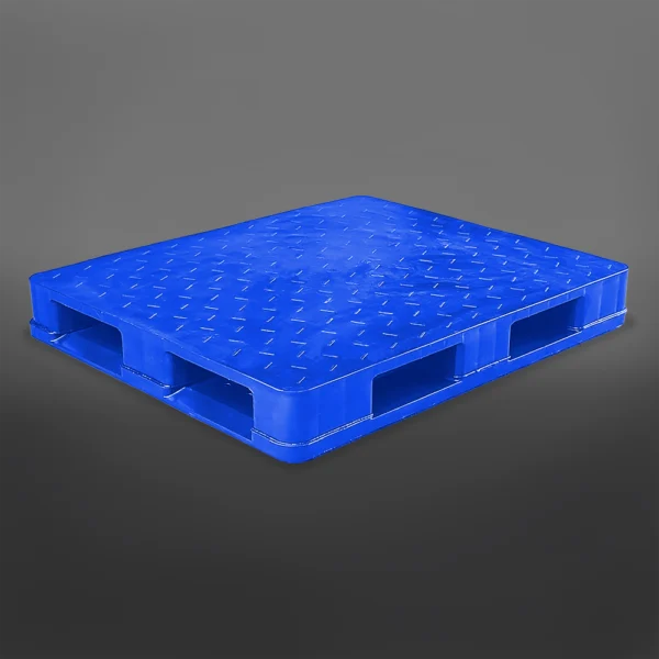 Palet plástico liso con base perimetral 1 Palet plástico liso con base perimetral