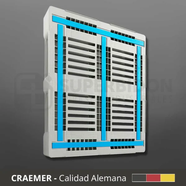 Palet Plástico Antideslizante Reforzado