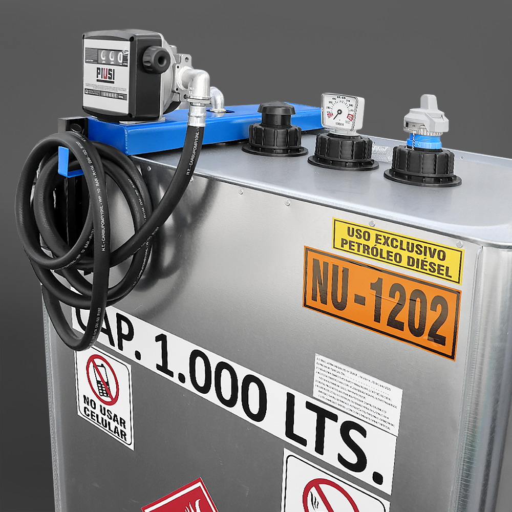 Estanque para Petróleo 1000 lts Estacionario 220V 2 Estanque para Petróleo 1000 lts Estacionario 220V - Imagen 2