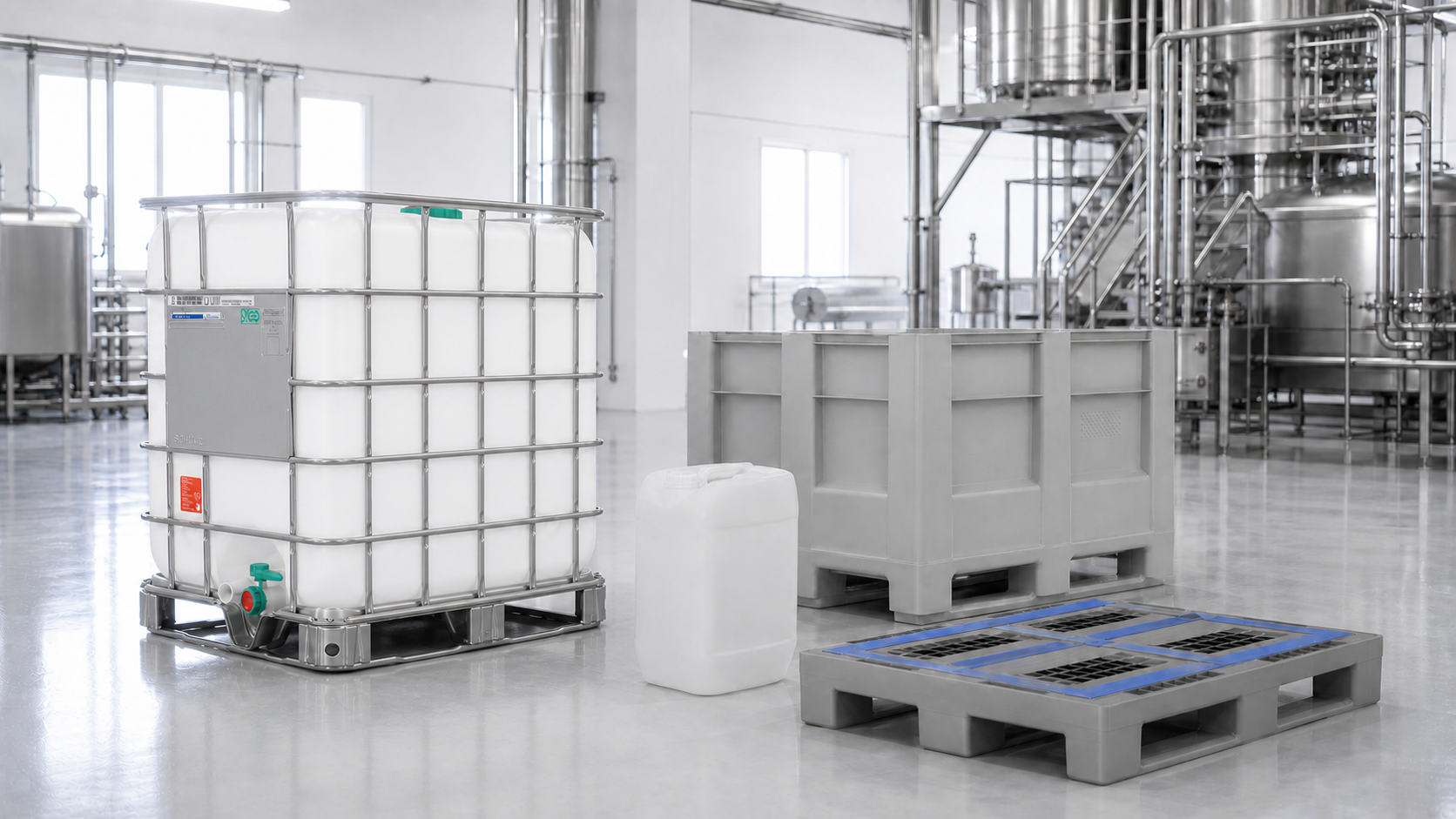 Envases certificados para alimentos en una operación industrial controlada
